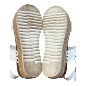 Xappeal Amelia Platform Sandals Womens‎ 7 White Espadrille Studded Buckle Strap thumbnail 12