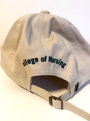 University of South Florida College of Nursing Baseball Cap Hat Unisex Tan Green thumbnail 2