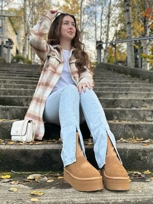 Dream Paris Platform Suede FuzzyChic Sock-Top Boots thumbnail 1
