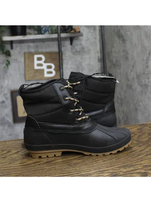Universal Thread Womens Tiffani Duck Boots Water Resistant 94642636 Black 8M thumbnail 6