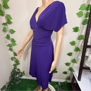 Enfocus Studio Elegant Purple Women's Dress thumbnail 10