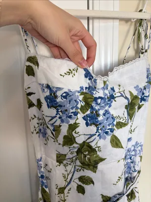Reformation Kieryn Linen Dress size 2 thumbnail 5