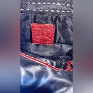 Burberry burgundy shoulder bag thumbnail 5