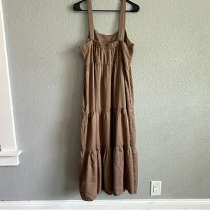 The Drop Womens‎ Britt Tiered Dress, Brown, NWT thumbnail 5