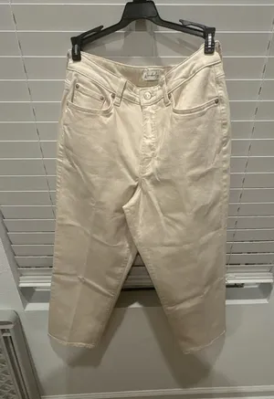 Wonderly Vintage Straight Jeans Size 10 R Off White thumbnail 1