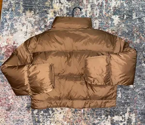 SheIn Brown Puffer Jacket thumbnail 3