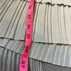 Current Air tiered pleat skirt mini dress sz M‎ anthropologie thumbnail 5