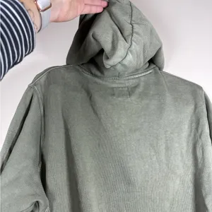 Aerie Sweatshirt Small Green Hoodie Distressed Oversized Slouchy Cozy Boho thumbnail 2