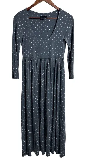Hatch The Nayla Jasmine Ditsy Floral Scoop Neck Maternity Maxi Dress size S thumbnail 1