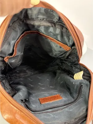 Ashwood backpack Purse Top Handle Zip Buckle Silver Hardware Pockets thumbnail 7