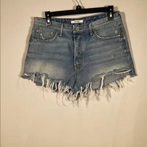 Grlfrnd Womens Cindy Jean Denim Shorts Love Grows 30 thumbnail 2