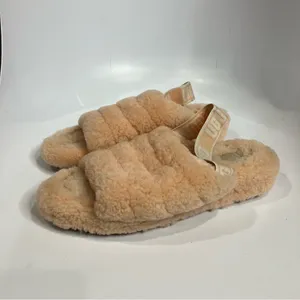 UGG Fluff Yeah platform slippers light peach size 11‎ thumbnail 2