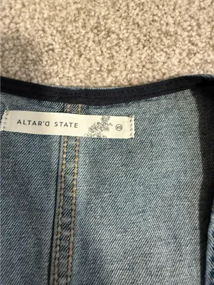 Altar'd State Denim Top thumbnail 4