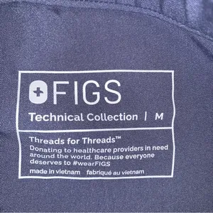 FIGS Technical Collection Scrub Pants Bottoms Size Medium thumbnail 6