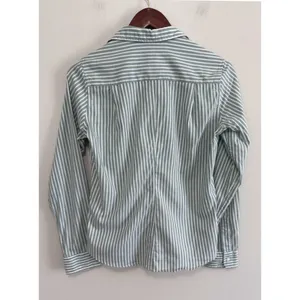 Frank & Eileen Barry Stripe Tailored Green White Button Down Shirt Cotton SZ‎ XS thumbnail 8