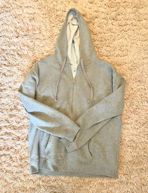 Tilly's Gray Zip Up Hoodie thumbnail 2