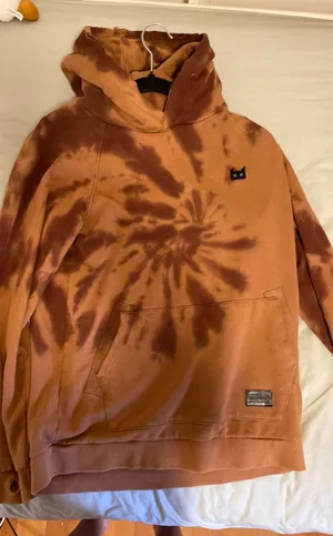 Oversized Hoodie Orange Size M thumbnail 1