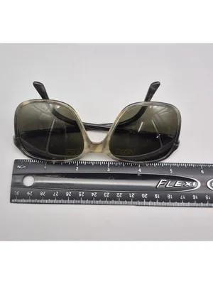 Vintage Swank 932 Eyeglass Frames Brown Oversized 70s Retro Made in Spain thumbnail 9