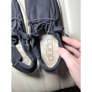 Wendy Black Hey Dude Casual Slip-On Men’s Shoe with Speckled White Sole thumbnail 5