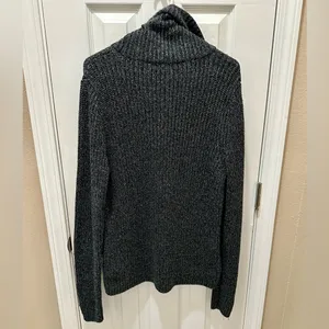 Lauren Ralph Lauren Cashmere Silk Blend Luxe Metallic Sweater XL thumbnail 3