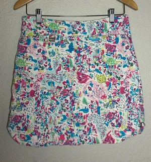 Lulu-B Activewear Mini Skort Skirt Golf Performance wear Athleisure Athletic thumbnail 1