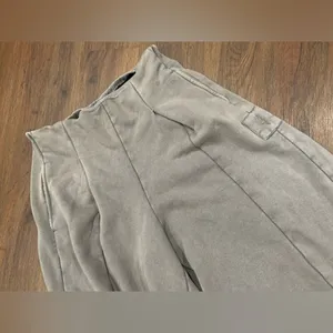 Free people movement grey logo cheer on sweatpants S $98 fall casual active thumbnail 7