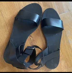 Black Strapped Sandals thumbnail 1