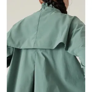 NEW Athleta L Advantage Poplin Top Teal Breathable Zip Pockets Ventilation Large thumbnail 7