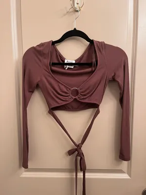 Princess Polly Long Sleeve Top Brown thumbnail 3