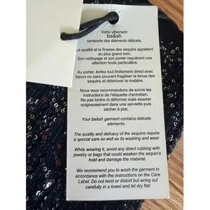 ba&sh Puck Pull Black Sequin Strapless Bustier Top Size 3 M/L Party Going Out thumbnail 10