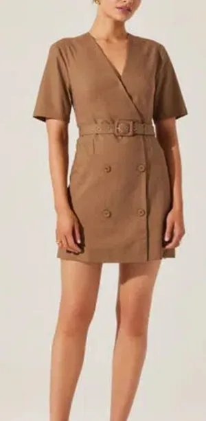ASTR The label belted wrap dress size medium brand new thumbnail 1