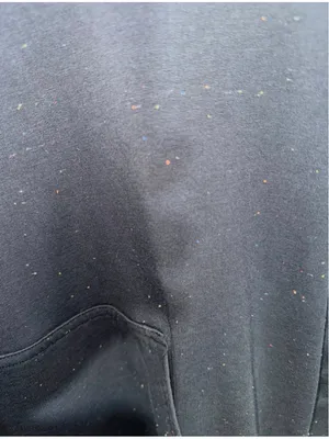 Lululemon Hoodie Sweatshirt Size 6 Black Multicolor Speckled thumbnail 4