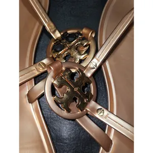 Tory‎ Burch Womens Rose Gold Mini Miller Jelly Thong Sandals 10 thumbnail 2
