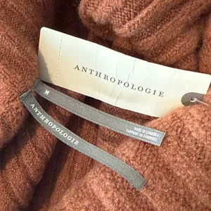 ANTHROPOLOGIE The Tessa Off The Shoulder Puff Sleeve Sweater Mauve NEW thumbnail 7