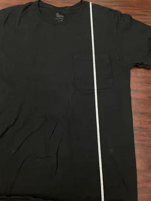 Fruit of the Loom Michael Myers This Is My Happy Face Black Short Sleeve Pocket Tee Size Small thumbnail 8