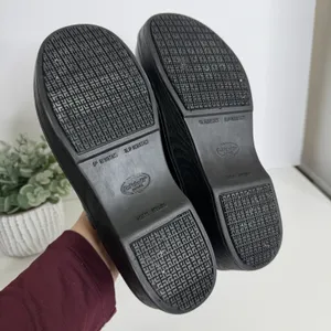 DrScholls Dynamo Work Leather Clog Black 8M Nurse‎ Doctor Slip/Oil Resistant thumbnail 6