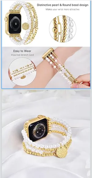 Series 7 Apple Watch 41mm Gold thumbnail 3