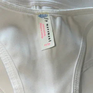 NWT FREE PEOPLE X FP Movement Move Me Bra IN WHITE thumbnail 7