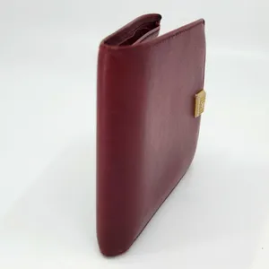 Dior Burgundy Wallet with Gold “CD” Accent. VERY good condition. thumbnail 6