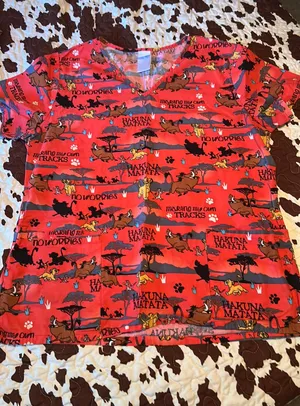 Disney Scrub top thumbnail 1