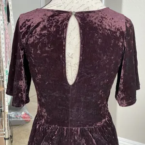 American Eagle Romper Small Velvet Y2k 90's Festival Gothic Punk Rock Whimsigoth thumbnail 5