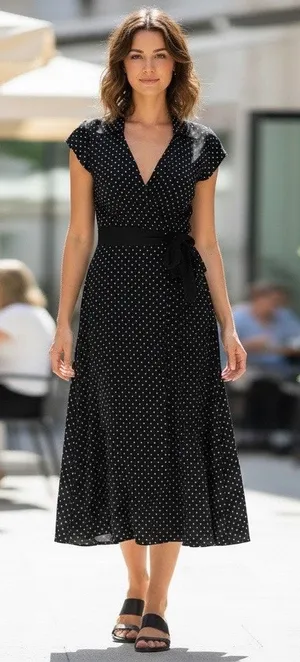 Merona Faux Wrap Summer Dress thumbnail 1