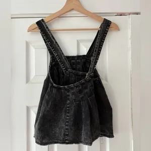 Free People Size Small Marina Denim‎ Babydoll New Condition thumbnail 4