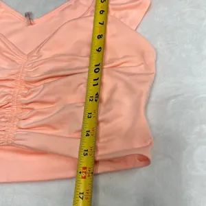 Free People Movement Orange V Neck Breathe Deeper Top XL Women thumbnail 8