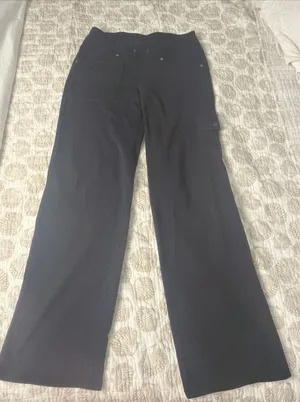 KÜHL Mova Straight Leg Pants Black Hiking Cargo Stretch Pull On Womens 6 Reg thumbnail 1