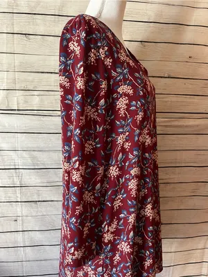 Madewell Button-Back Dress in Antique Flora thumbnail 6
