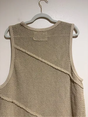 Free People We The Free Shore Side Muscle Tank in Dunes thumbnail 9