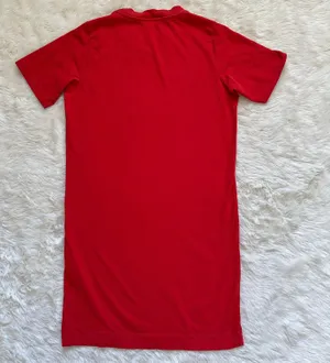 Everlane Dress The Weekend Tee Pocket Crewneck Short Sleeve Red XXS thumbnail 6