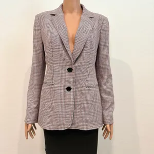 Chelsea28 medium 2 button front plaid jacket blazer coat C 3001 thumbnail 9