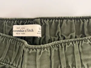 Abercrombie & Fitch Olive Green Cargo Jogger Pants Size M Utility Y2K thumbnail 3